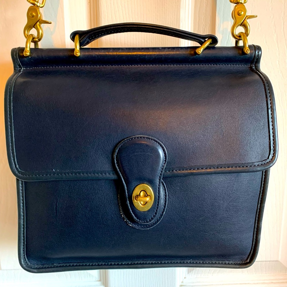Vintage Coach Willis in Navy - Excellent Condition